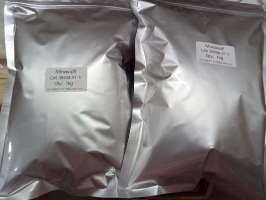 White Minoxidil Powder 99% Purity CAS 38304-91-5 To USA Europe UK