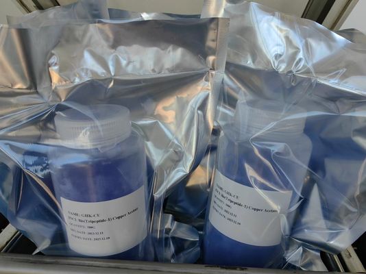 Anti Wrinkles Ghk Ghk Cu Copper Peptide Powder CAS 89030-95-5