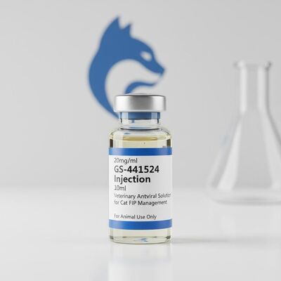 20mg/ml GS-441524 Injection in 10ml Vial for Cat FIP Treatment via Subcutaneous Injection