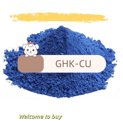 Stable Molecular Structure GHK-Cu Copper Peptide Powder for Anti Aging Skin Repair and Water Soluble Formulations